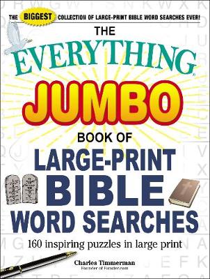 Book cover for The Everything Jumbo Book of Large-Print Bible Word Searches