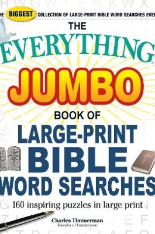 Cover of The Everything Jumbo Book of Large-Print Bible Word Searches