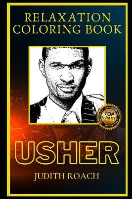 Cover of Usher Relaxation Coloring Book