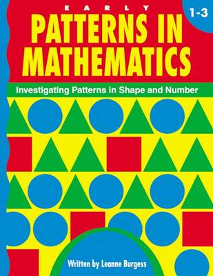 Book cover for Patterns in Mathematics 1-3