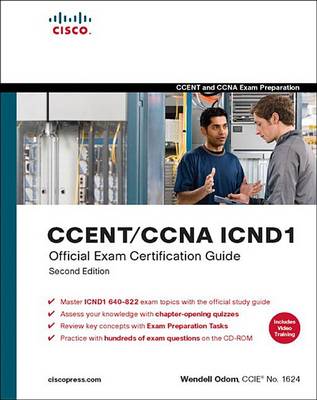 Book cover for Ccent/CCNA Icnd1 Official Exam Certification Guide