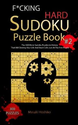 Book cover for F*cking Hard Sudoku Puzzle Book #2