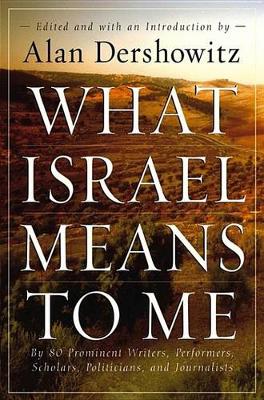 Book cover for What Israel Means to Me