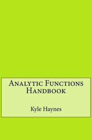 Cover of Analytic Functions Handbook