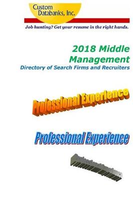 Book cover for 2018 Middle Management Directory of Search Firms and Recruiters