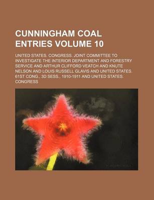 Book cover for Cunningham Coal Entries Volume 10