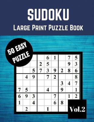 Book cover for SUDOKU Large Print Puzzle Books