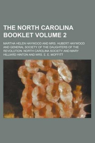 Cover of The North Carolina Booklet Volume 2