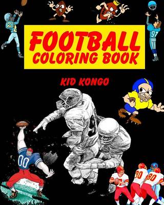 Book cover for Football Coloring Book