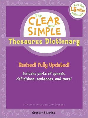 Book cover for Clear and Simple Thesaurus Dictionary