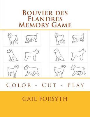 Book cover for Bouvier des Flandres Memory Game