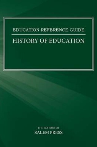 Cover of History of Education