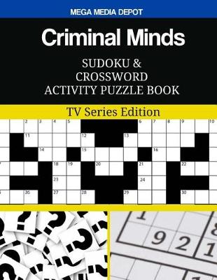 Book cover for Criminal Minds Sudoku and Crossword Activity Puzzle Book