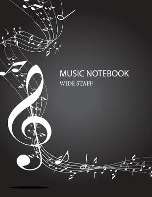 Cover of Music Notebook Wide Staff