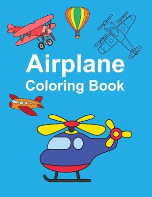 Book cover for Airplane Coloring Book