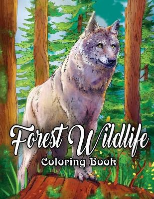 Book cover for Forest Wildlife Coloring Book