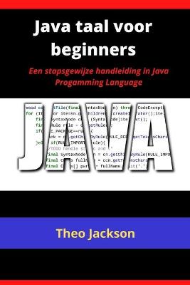 Book cover for Java taal voor beginners