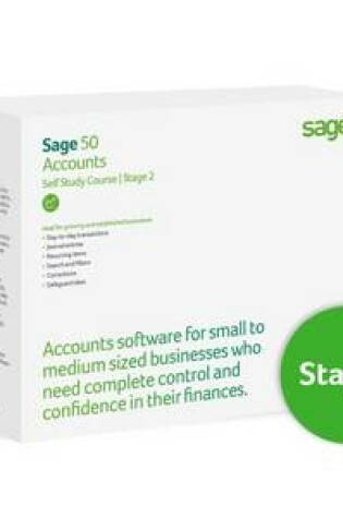 Cover of Sage 50 Accounts V23 Self Study Workbooks