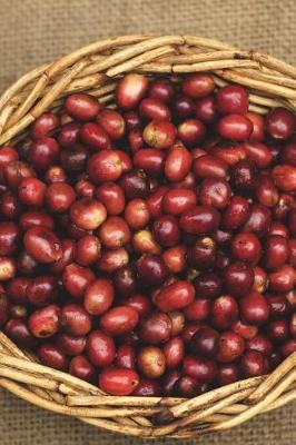 Book cover for Red Unroasted Coffee Beans in a Basket Journal