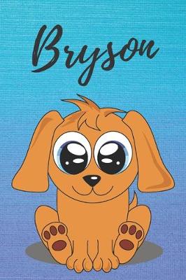 Book cover for Bryson dog coloring book / notebook / journal / diary