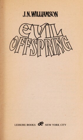 Book cover for Evil Offspring