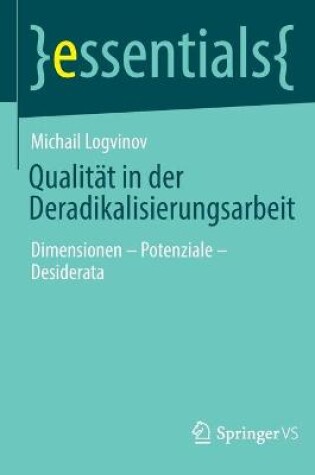 Cover of Qualität in Der Deradikalisierungsarbeit