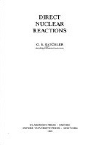 Cover of Direct Nuclear Reactions