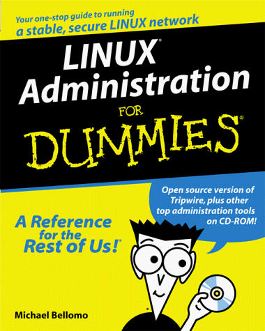 Book cover for Linux Administration For Dummies