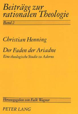 Book cover for Der Faden Der Ariadne