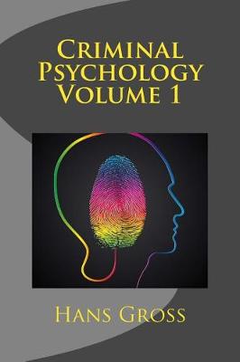 Book cover for Criminal Psychology Volume 1