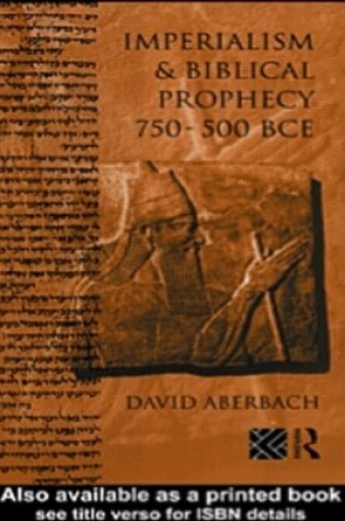 Cover of Imperialism and Biblical Prophecy