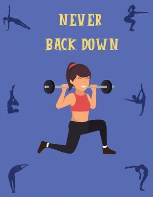 Book cover for Never back down