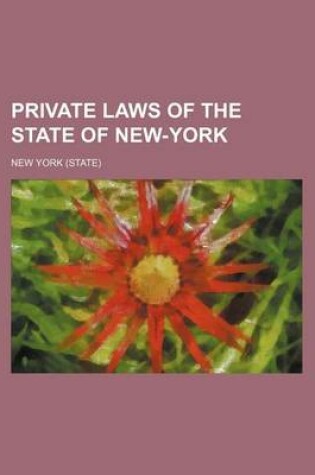 Cover of Private Laws of the State of New-York