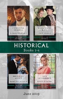 Book cover for Historical Box Set 1-4/The Brooding Duke of Danforth/A Wife Worth Investing In/Tempted by His Secret Cinderella/An Earl for the Shy Widow