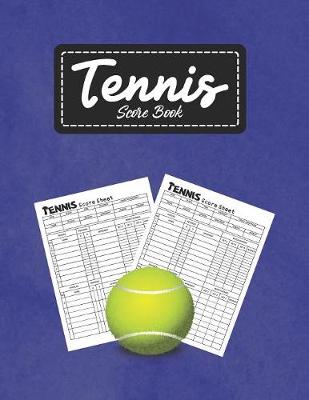 Book cover for Tennis Score Book