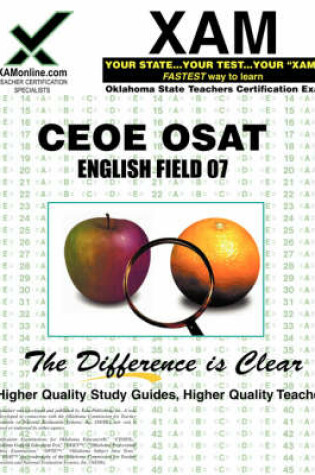 Cover of CEOE OSAT English Field 07