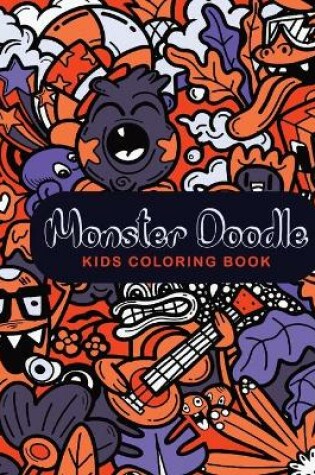 Cover of Doodle Monsters kids Coloring Book