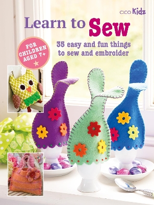 Book cover for Children's Learn to Sew Book