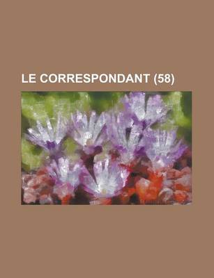 Book cover for Le Correspondant (58)