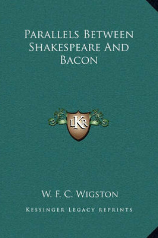 Cover of Parallels Between Shakespeare and Bacon