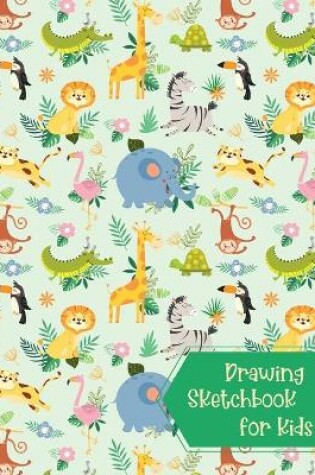 Cover of Drawing sketchbook for kids