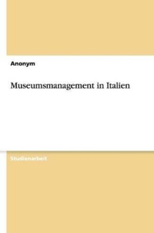 Cover of Museumsmanagement in Italien