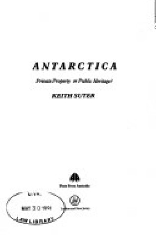 Cover of Antarctica