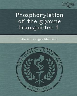 Book cover for Phosphorylation of the Glycine Transporter 1