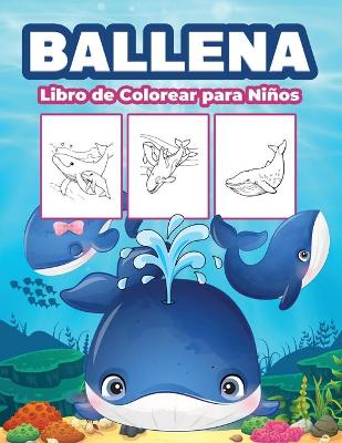 Book cover for Ballenas Libro de Colorear para Niños