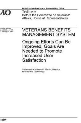 Cover of Veterans Benefits Management System