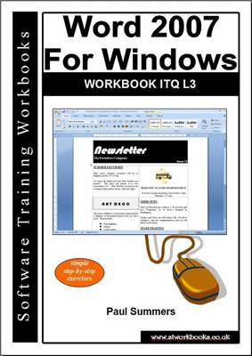 Cover of Word 2007 for Windows Workbook ITQ L3