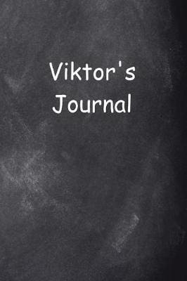 Book cover for Viktor Personalized Name Journal Custom Name Gift Idea Viktor