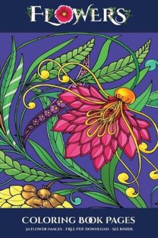 Cover of Coloring Book Pages (Flowers)