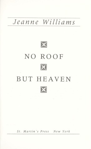 Book cover for No Roof But Heaven
